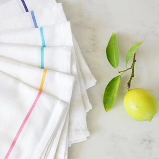 White Stripe Napkin