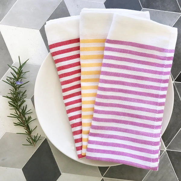 Quarter Stripe Napkins-KARAW061