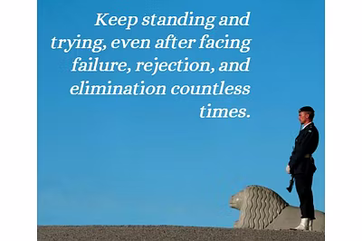 After failure. After rejection. After exhaustion