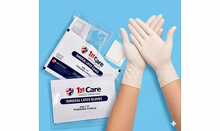 LATEX EXAMI (POWDERED)NATION GLOVES