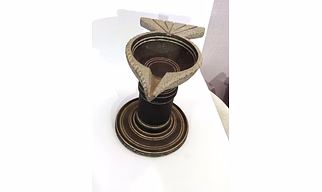 Hand made stone dipak tree