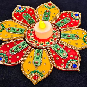 Wooden Rangoli