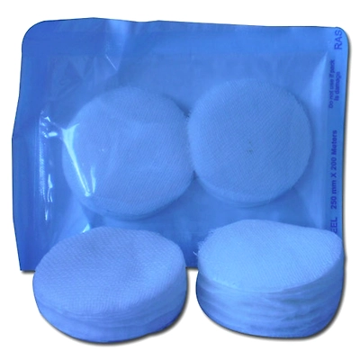 Blue Cotton Gauze Sponge Custom, Standard, Rectangular