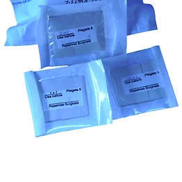 Blue Cotton Gauze Sponge 10x10 cm, Standard, Rectangular