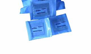 Blue Cotton Gauze Sponge 10x10 cm, Standard, Rectangular