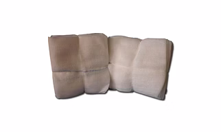 White Cotton Gauze Sponge 15x15 cm, 6 Ply, Rectangular