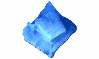 Blue Cotton Gauze Sponge 30x30 cm, 4-Ply, Rectangular
