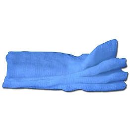 Blue Cotton Gauze Sponge 10x10 cm, 12-Ply, Rectangular