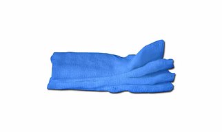 Blue Cotton Gauze Sponge 10x10 cm, 12-Ply, Rectangular