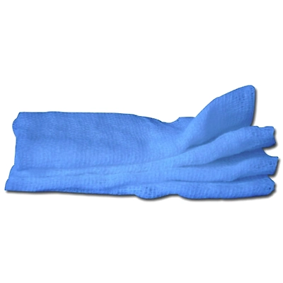 Blue Cotton Gauze Sponge 10x10 cm, 12-Ply, Rectangular