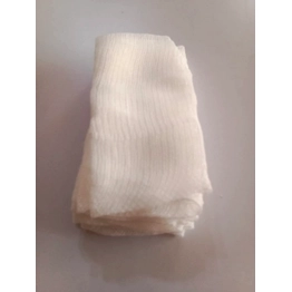 White Cotton Gauze Sponge 10 cm, 2, Rectangular
