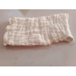 White Cotton Gauze Sponge 8x2 Inch, 8-Ply, Rectangular