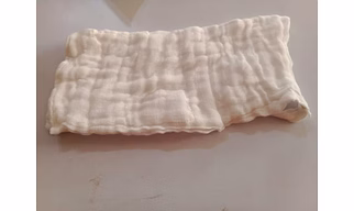 White Cotton Gauze Sponge 8x2 Inch, 8-Ply, Rectangular