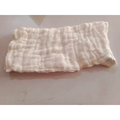 White Cotton Gauze Sponge 8x2 Inch, 8-Ply, Rectangular