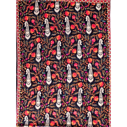 THREADWORK RAYON SALWAR SUITS( #N213 -NAVY BLUE)-BLUE-1