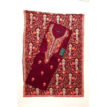 THREADWORK RAYON SALWAR SUITS( #N213 -MAGENTA )-11922732