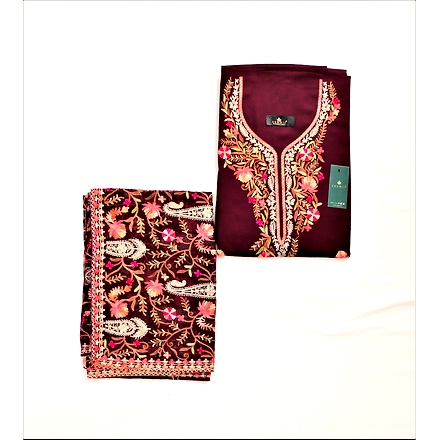 THREADWORK RAYON SALWAR SUITS( #N213 -MAGENTA )-MAGENTA-2