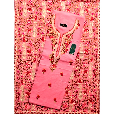 THREADWORK RAYON SALWAR SUITS ( #N213 -PINK)-11922734
