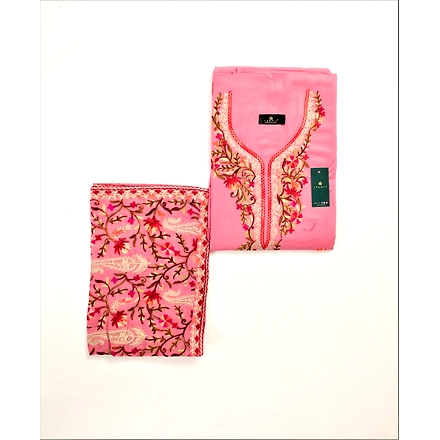 THREADWORK RAYON SALWAR SUITS ( #N213 -PINK)-PINK-2