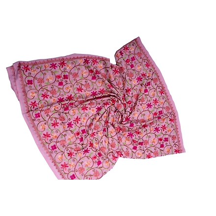 THREADWORK GEORGETTE SALWAR SUITS(#GEORGETTE-PINK)-PINK-4