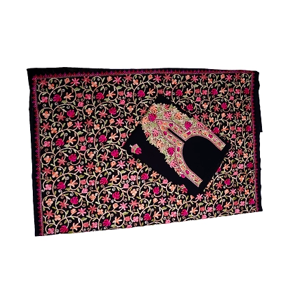 THREADWORK GEORGETTE SALWAR SUITS (#GEORGETTE-BLACK)-BLACK-2
