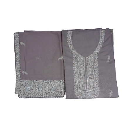 THREADWORK RAYON SALWAR SUITS(# Z302 -BEIGE)-BEIGE-2