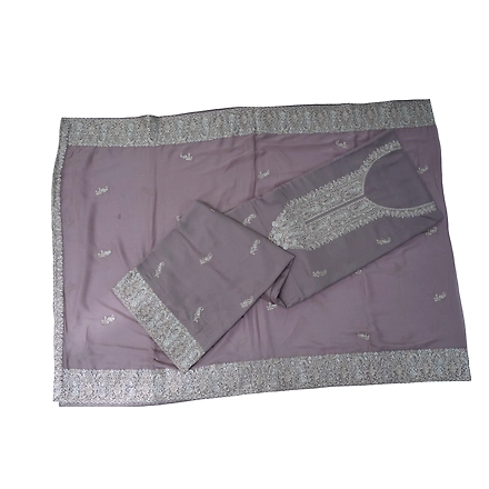 THREADWORK RAYON SALWAR SUITS(# Z302 -BEIGE)-BEIGE-3