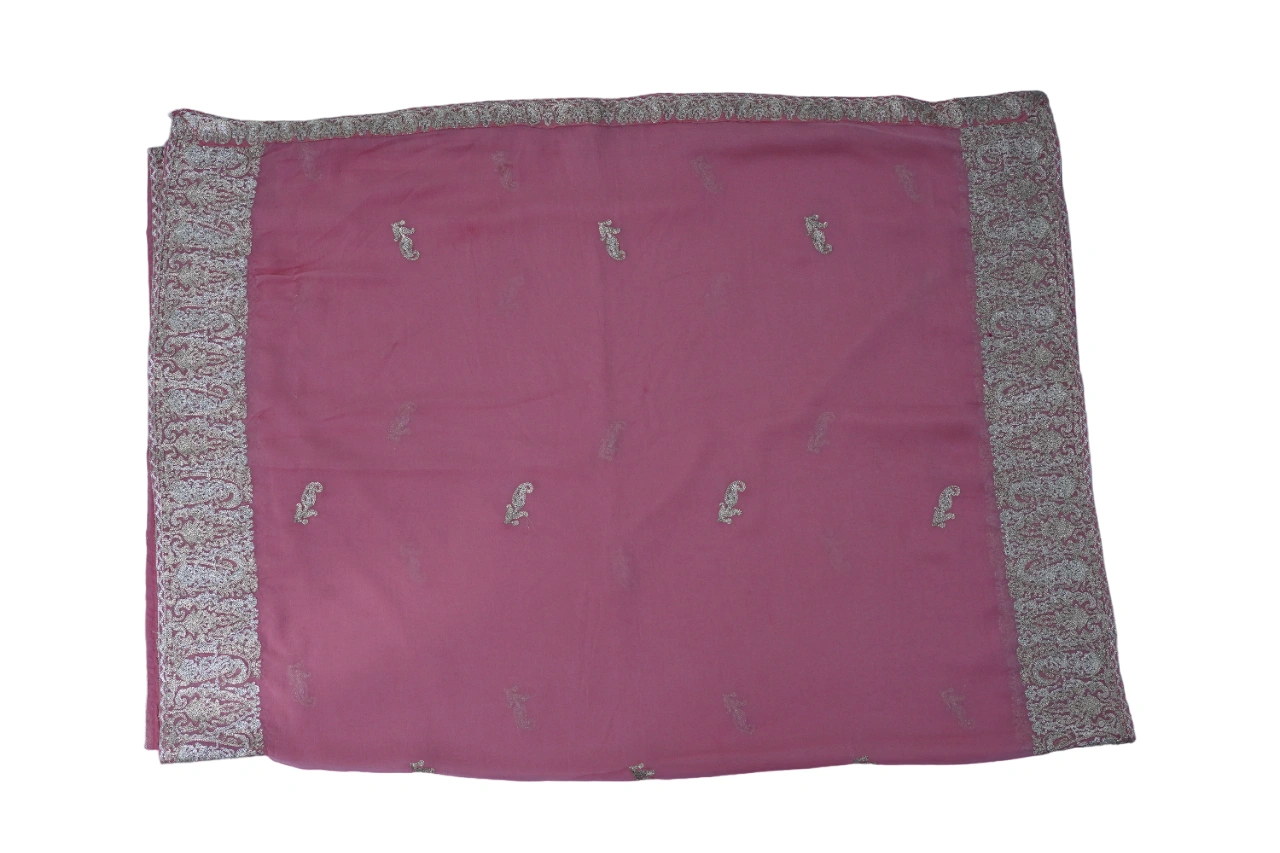 THREADWORK RAYON SALWAR SUITS(# Z302 - PINK)-PINK-4