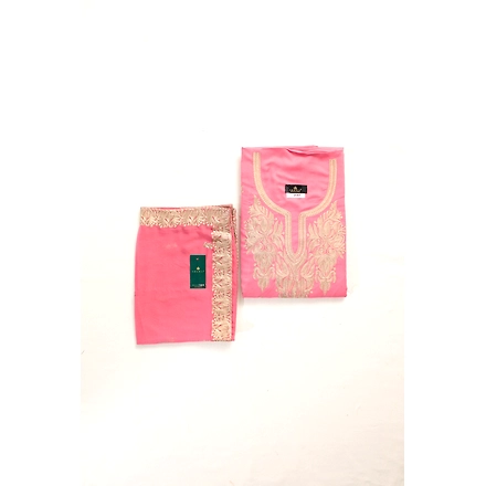 THREADWORK RAYON SALWAR SUITS(# Z301 -PINK)-PINK-2