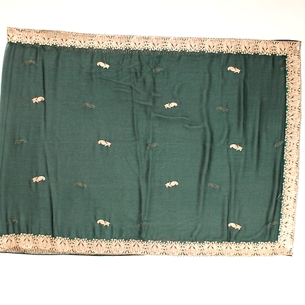 THREADWORK RAYON SALWAR SUITS(# Z301 -GREEN)-GREEN-1