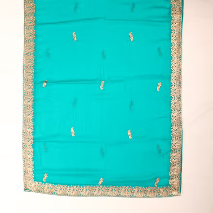 THREADWORK RAYON SALWAR SUITS(# Z301-SEAGREEN)-GREEN-1