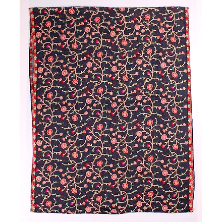 THREADWORK RAYON SALWAR SUITS (#P103-NAVY)-BLUE-1