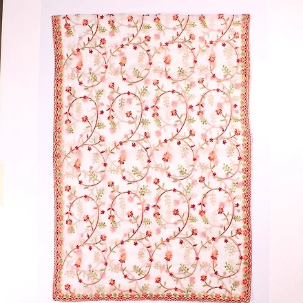THREADWORK RAYON SALWAR SUITS (#P102-WHITE )-WHITE-1