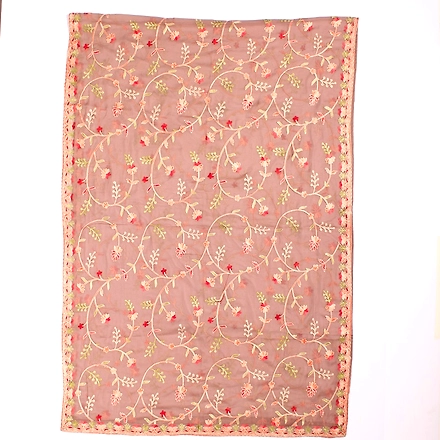THREADWORK RAYON SALWAR SUITS (#P102-BEIGE)-BEIGE-1