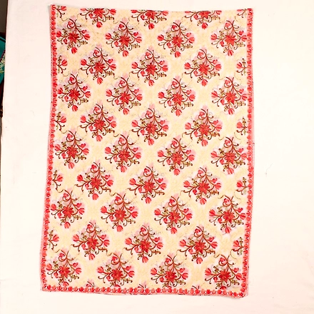 THREADWORK RAYON SALWAR SUITS (# N202-WHITE )-WHITE-1