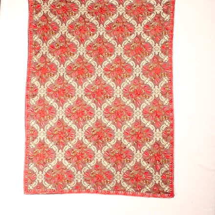 THREADWORK RAYON SALWAR SUITS (# N202-BEIGE)-BEIGE-1