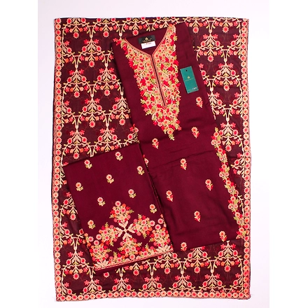 THREADWORK RAYON SALWAR SUITS ( # P101-MAGENTA )-11941898