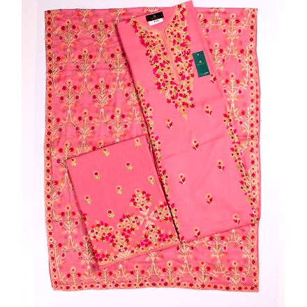 THREADWORK RAYON SALWAR SUITS ( # P101- PINK )-11941900