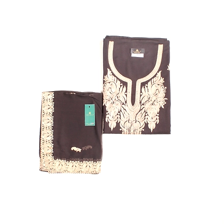 THREADWORK RAYON SALWAR SUITS(# Z301 -BLACK)-BLACK-3