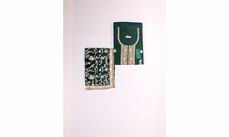 THREADWORK RAYON SALWAR SUITS (#N204- GREEN)