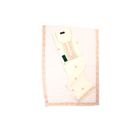 THREADWORK RAYON SALWAR SUITS (#N204- WHITE)-WHITE-3