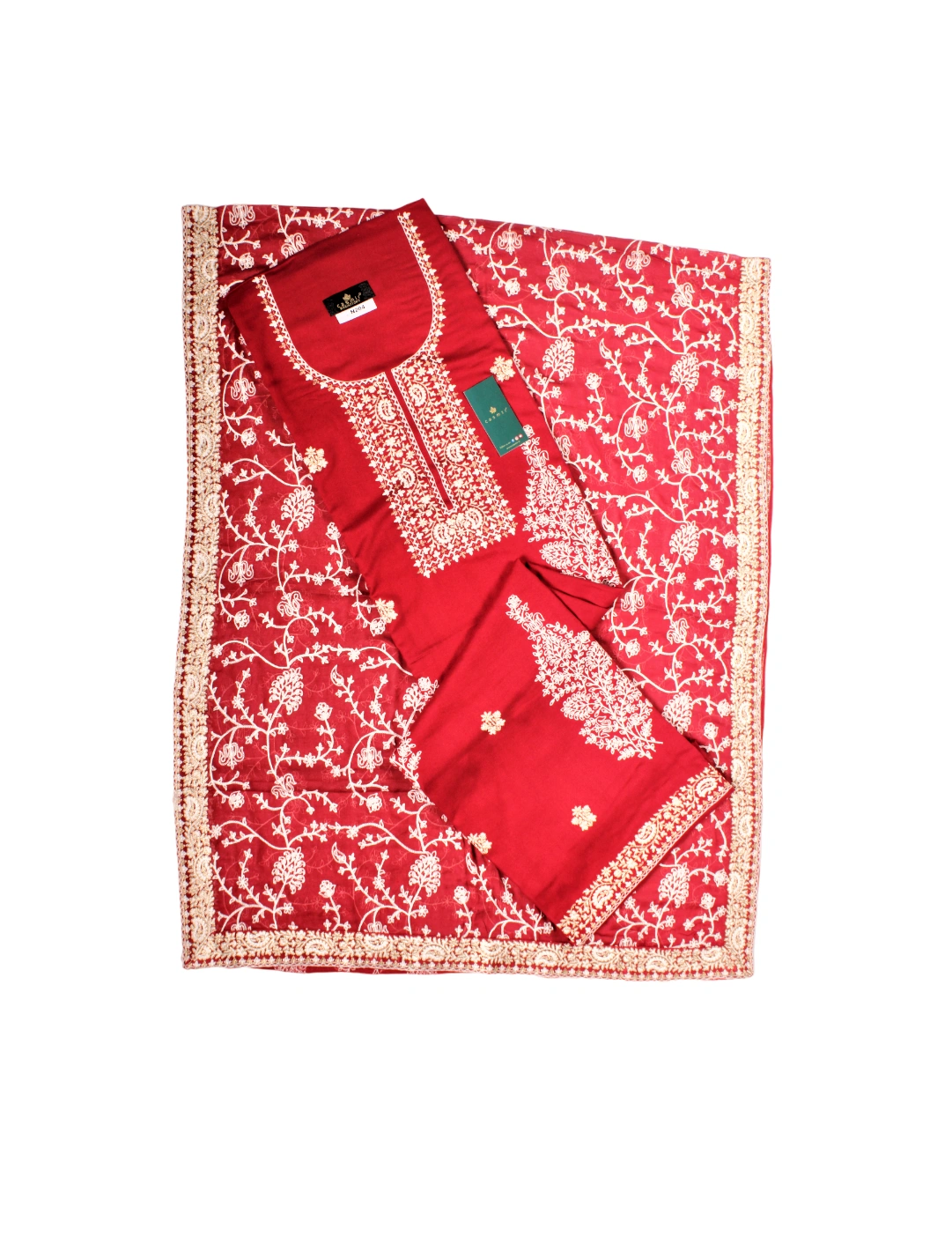 THREADWORK RAYON SALWAR SUITS( #N204 -MEHROON )-1