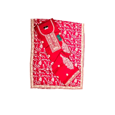 THREADWORK RAYON SALWAR SUITS( #N204 -MEHROON )-1