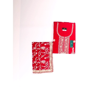 THREADWORK RAYON SALWAR SUITS( #N204 -MEHROON )-3
