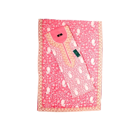 THREADWORK RAYON SALWAR SUITS( #N205-PINK )-PINK-1