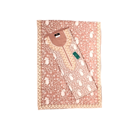 THREADWORK RAYON SALWAR SUITS( #N205-BEIGE )-BEIGE-1