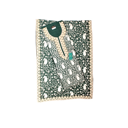 THREADWORK RAYON SALWAR SUITS( #N205-GREEN )-GREEN-1