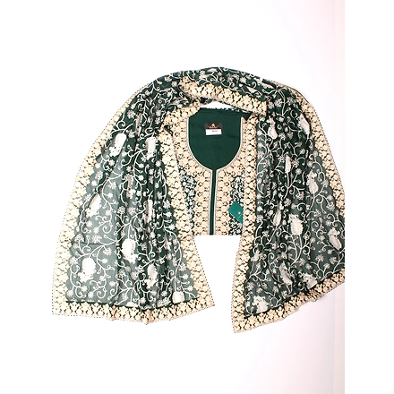 THREADWORK RAYON SALWAR SUITS( #N205-GREEN )-GREEN-2