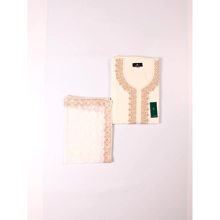 THREADWORK RAYON SALWAR SUITS( #N205-WHITE )-WHITE-3