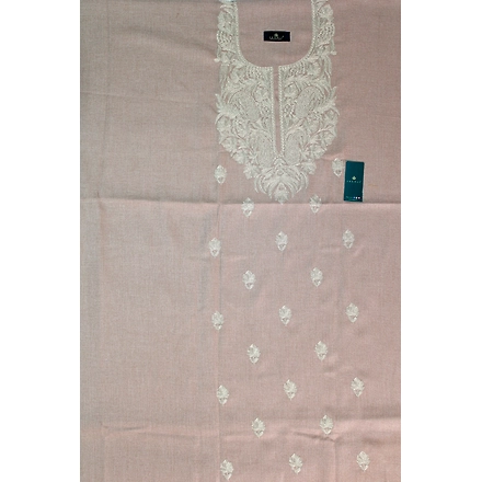 CASMIR Women Pashmina Kashmiri TILLA/ZARI Embroidery WORK SALWAR SUIT(# J502-BEIGE)-12089690